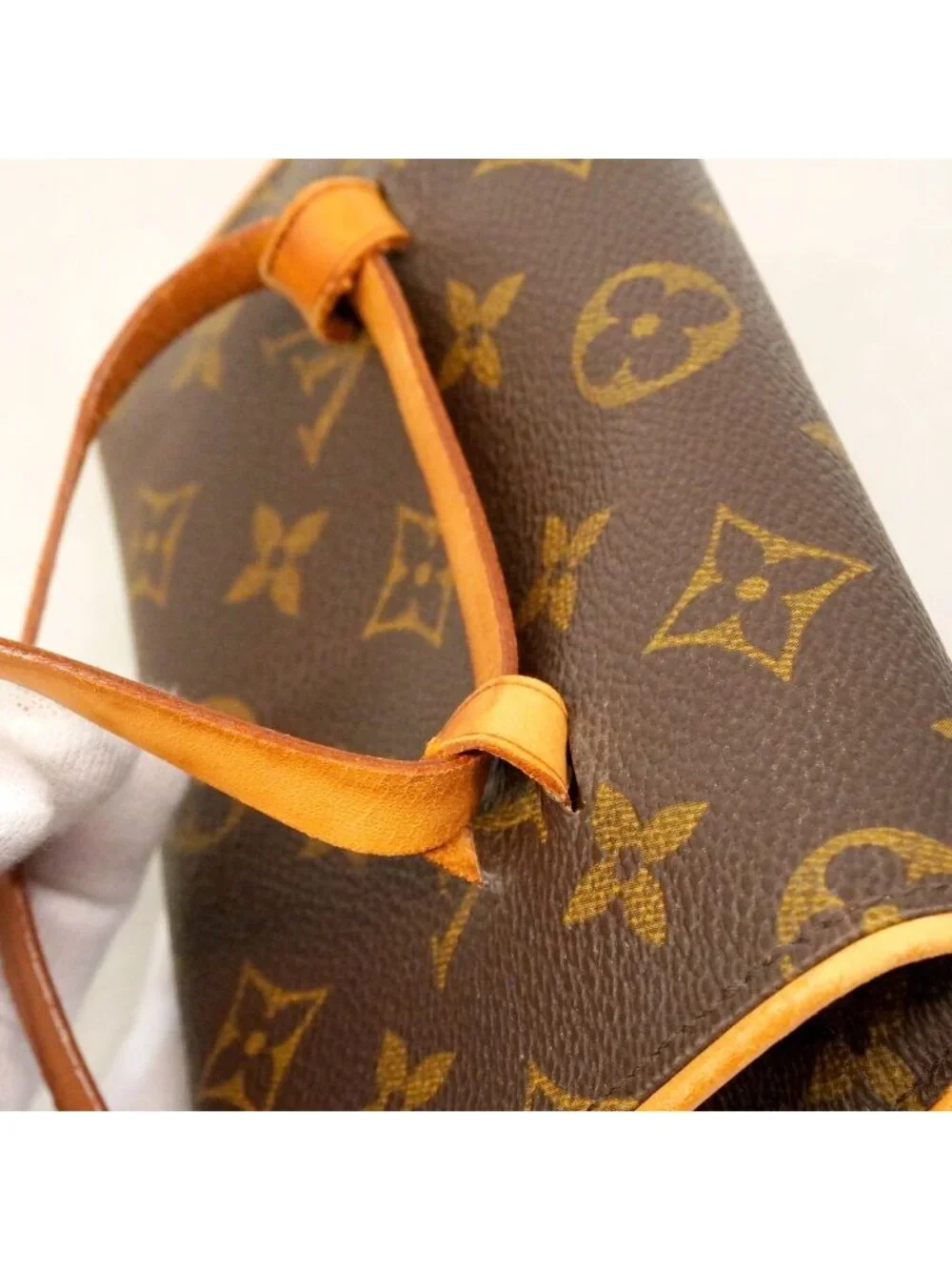 Louis Vuitton Waist Bag Monogram Pochette Florentine Brown